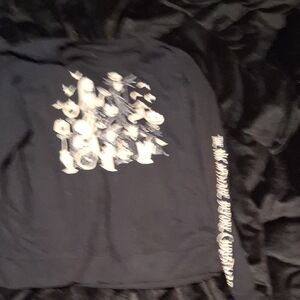 Disney Black Long Sleeve Women's Top with Graphic